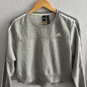 ADIDAS GREY CREWNECK